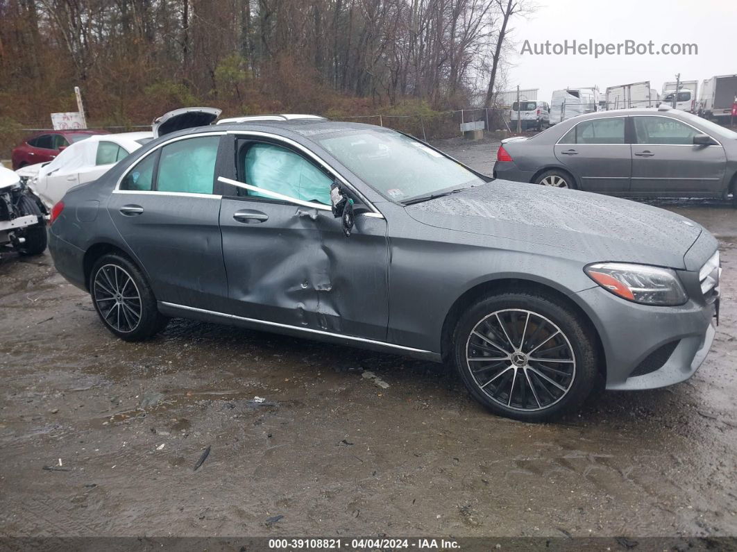 2019 Mercedes-benz C 300 4matic Gray vin: 55SWF8EB6KU286098