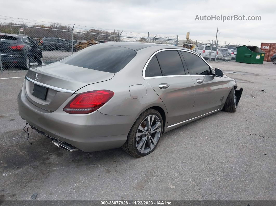 2019 Mercedes-benz C 300 4matic Silver vin: 55SWF8EB6KU299644