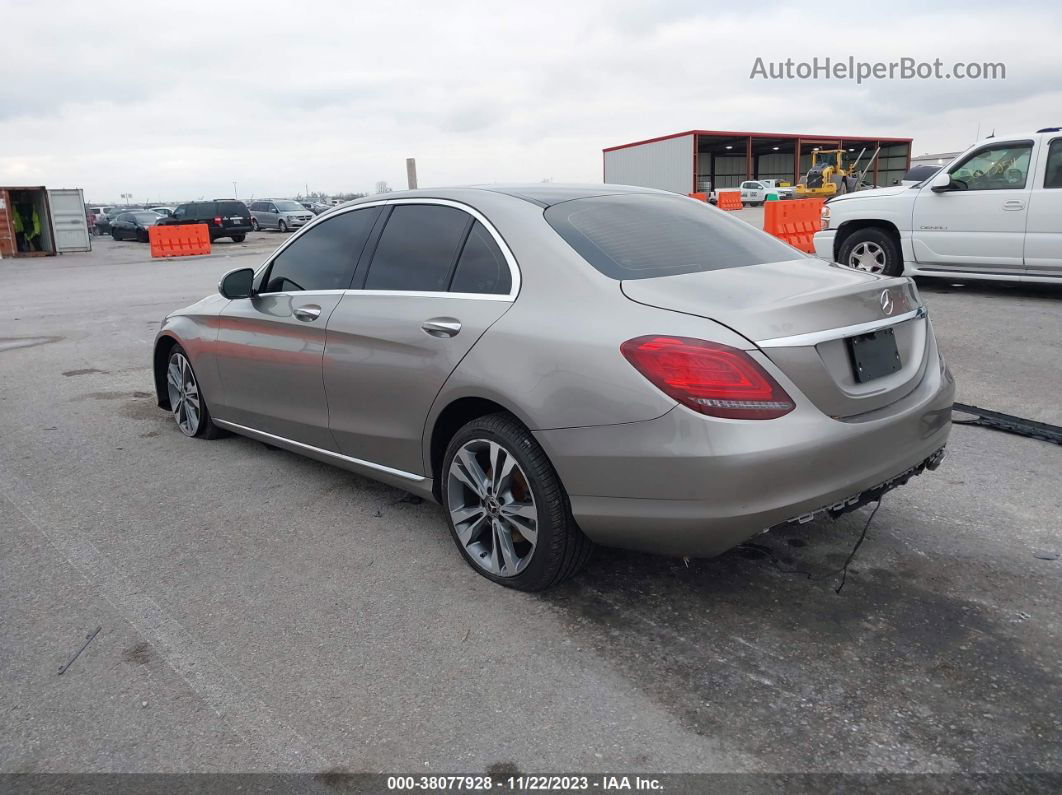 2019 Mercedes-benz C 300 4matic Silver vin: 55SWF8EB6KU299644