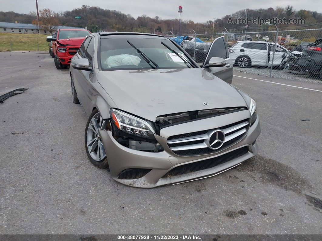 2019 Mercedes-benz C 300 4matic Silver vin: 55SWF8EB6KU299644