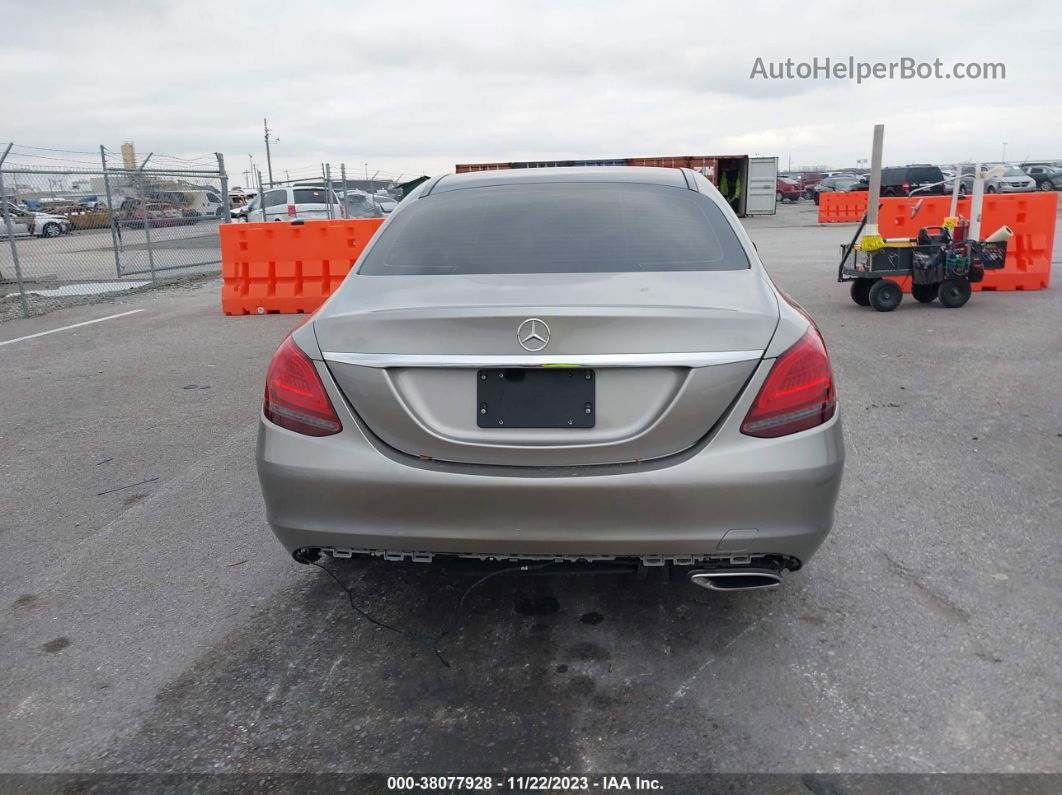 2019 Mercedes-benz C 300 4matic Silver vin: 55SWF8EB6KU299644