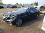 2019 Mercedes-benz C 300 4matic Black vin: 55SWF8EB6KU316779