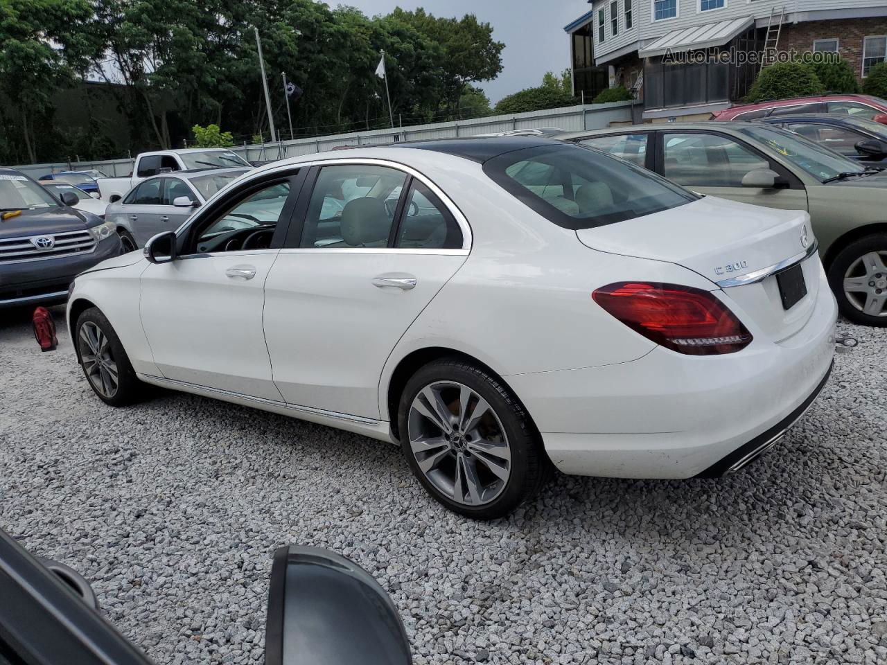 2019 Mercedes-benz C 300 4matic White vin: 55SWF8EB7KU290483