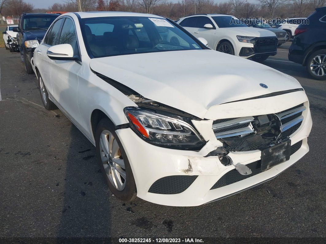 2019 Mercedes-benz C 300 4matic White vin: 55SWF8EB7KU298566