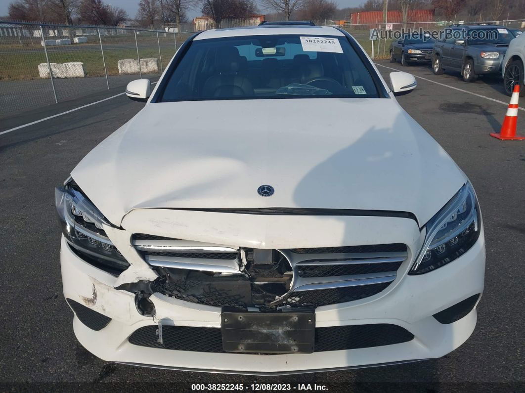 2019 Mercedes-benz C 300 4matic White vin: 55SWF8EB7KU298566