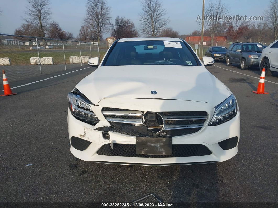 2019 Mercedes-benz C 300 4matic White vin: 55SWF8EB7KU298566