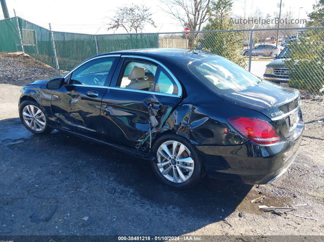 2019 Mercedes-benz C 300 4matic Black vin: 55SWF8EB7KU308898