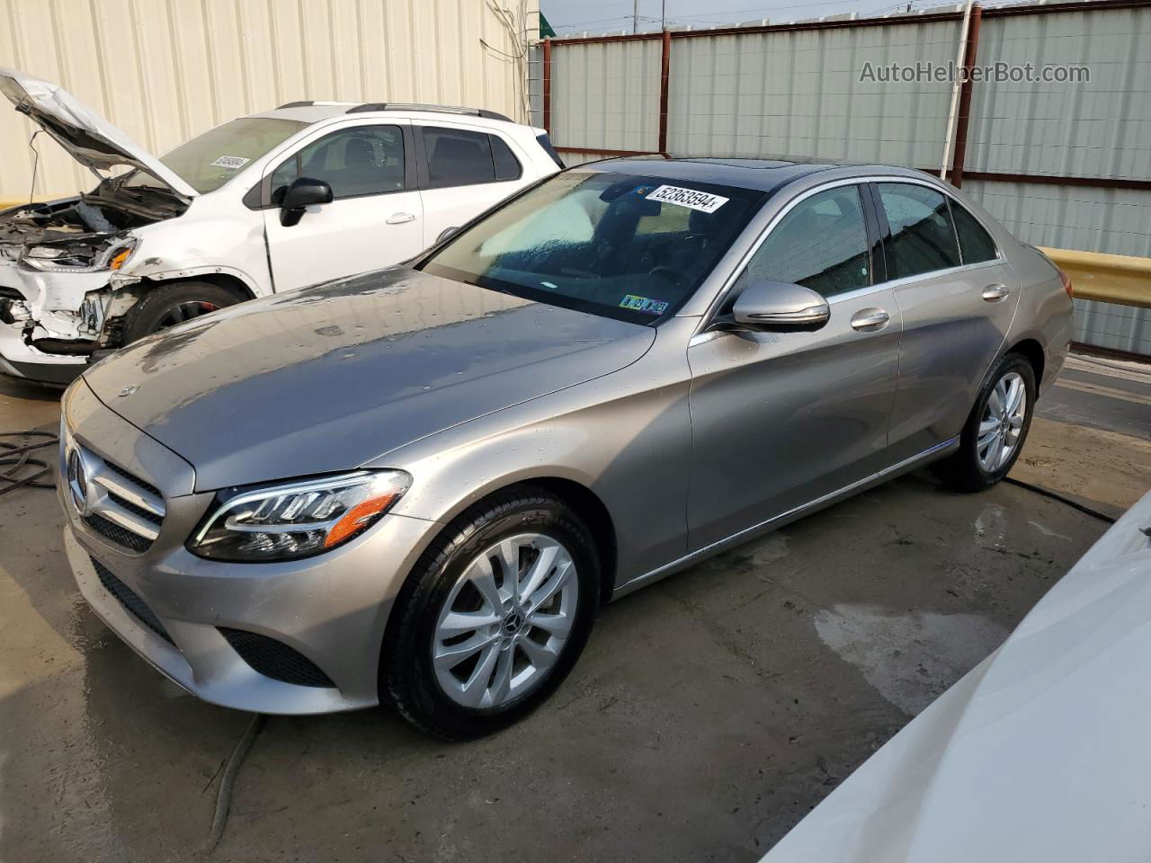 2019 Mercedes-benz C 300 4matic Gold vin: 55SWF8EB7KU308979