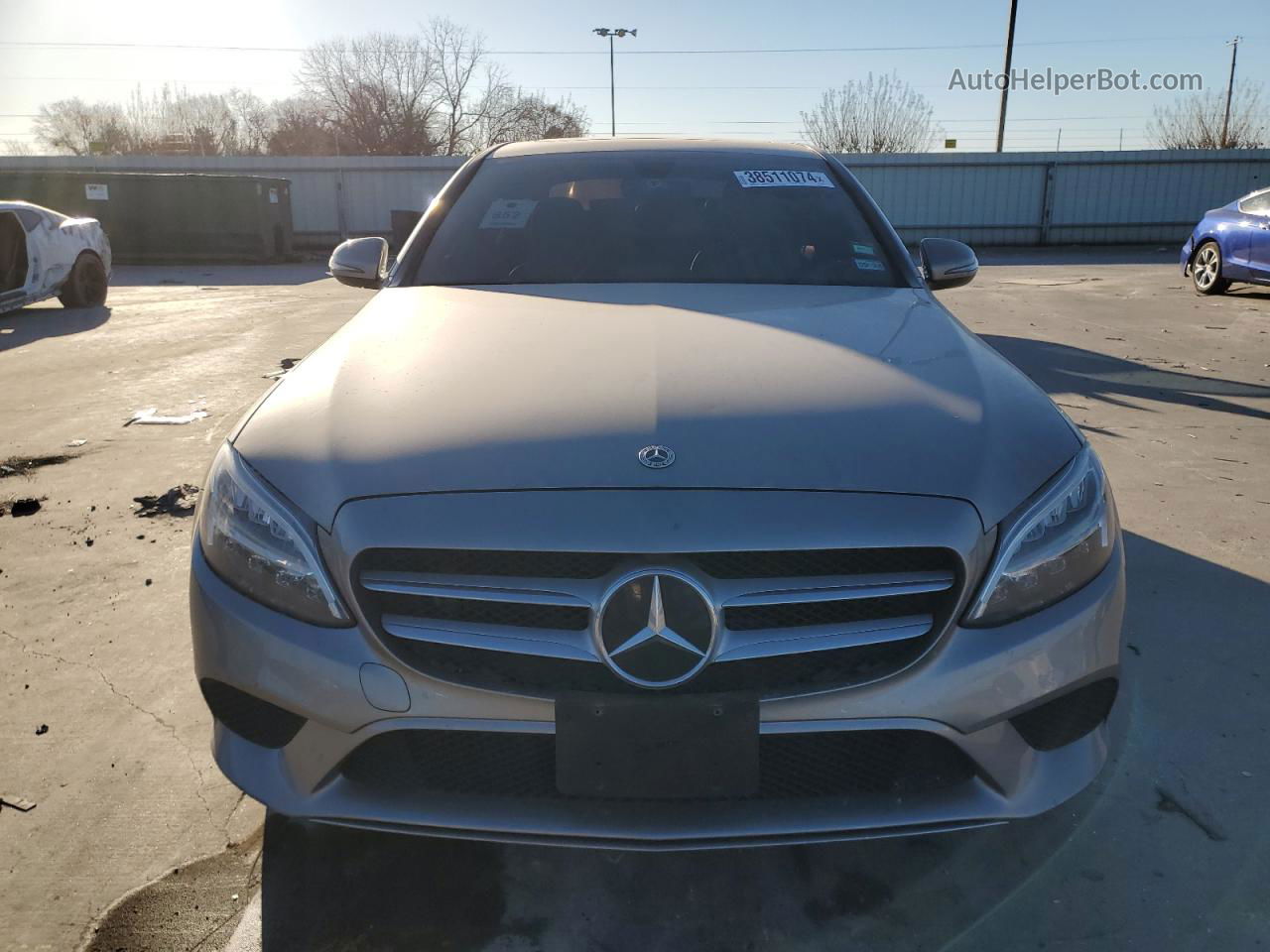 2019 Mercedes-benz C 300 4matic Gray vin: 55SWF8EB8KU286605