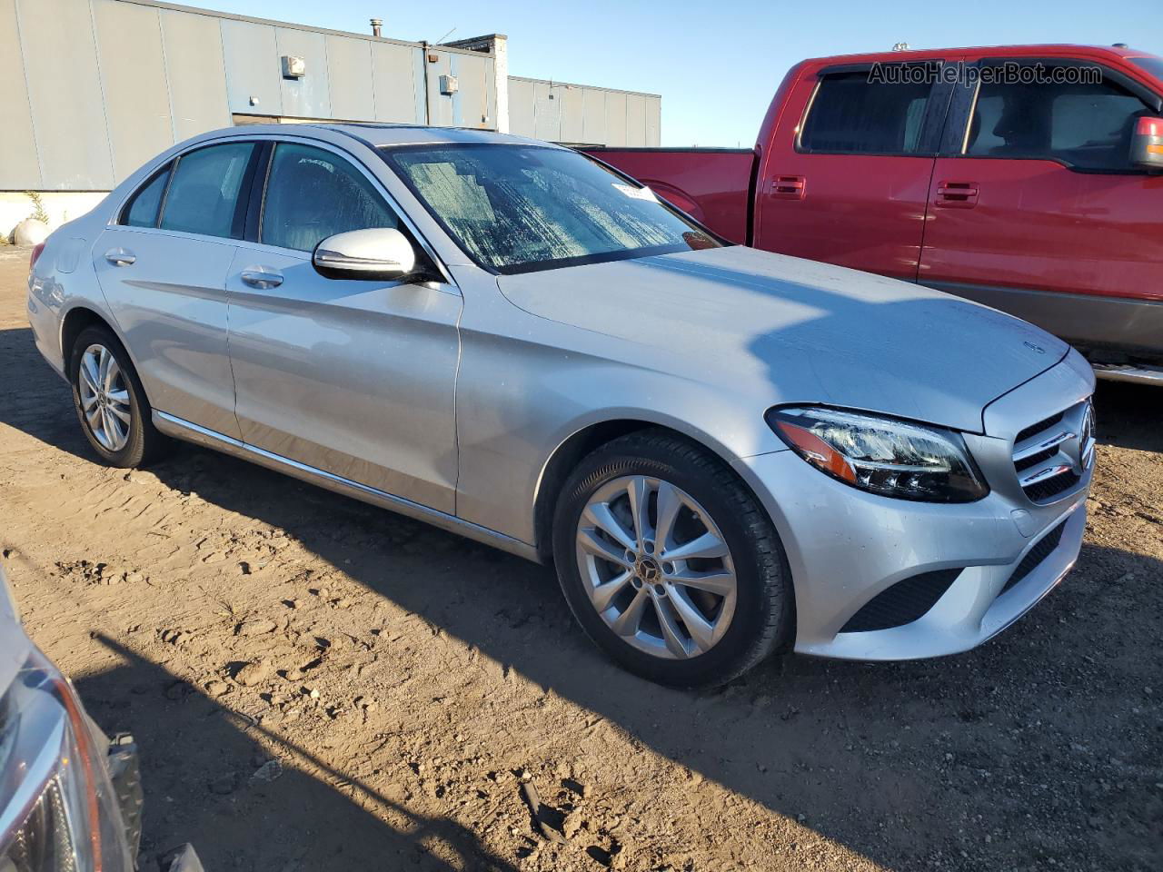 2019 Mercedes-benz C 300 4matic Silver vin: 55SWF8EB8KU306027