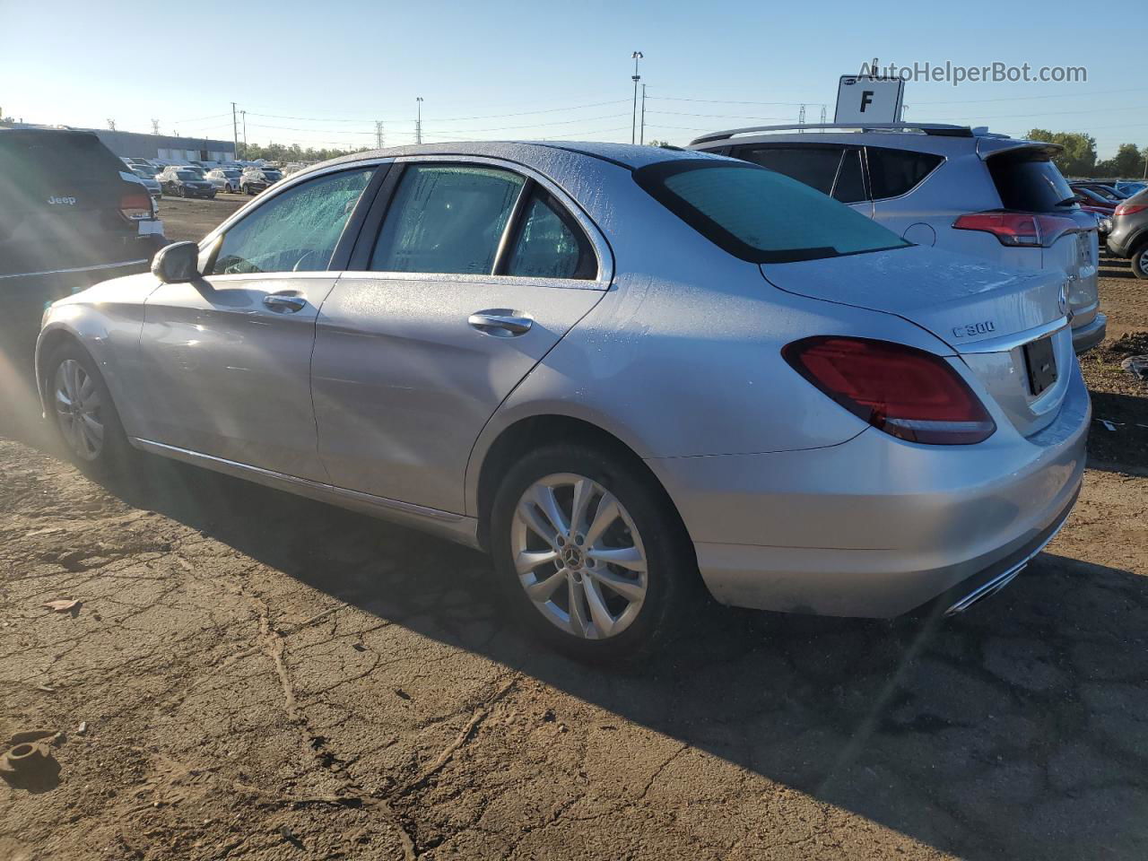 2019 Mercedes-benz C 300 4matic Silver vin: 55SWF8EB8KU306027