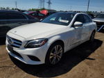 2019 Mercedes-benz C 300 4matic White vin: 55SWF8EB8KU312734