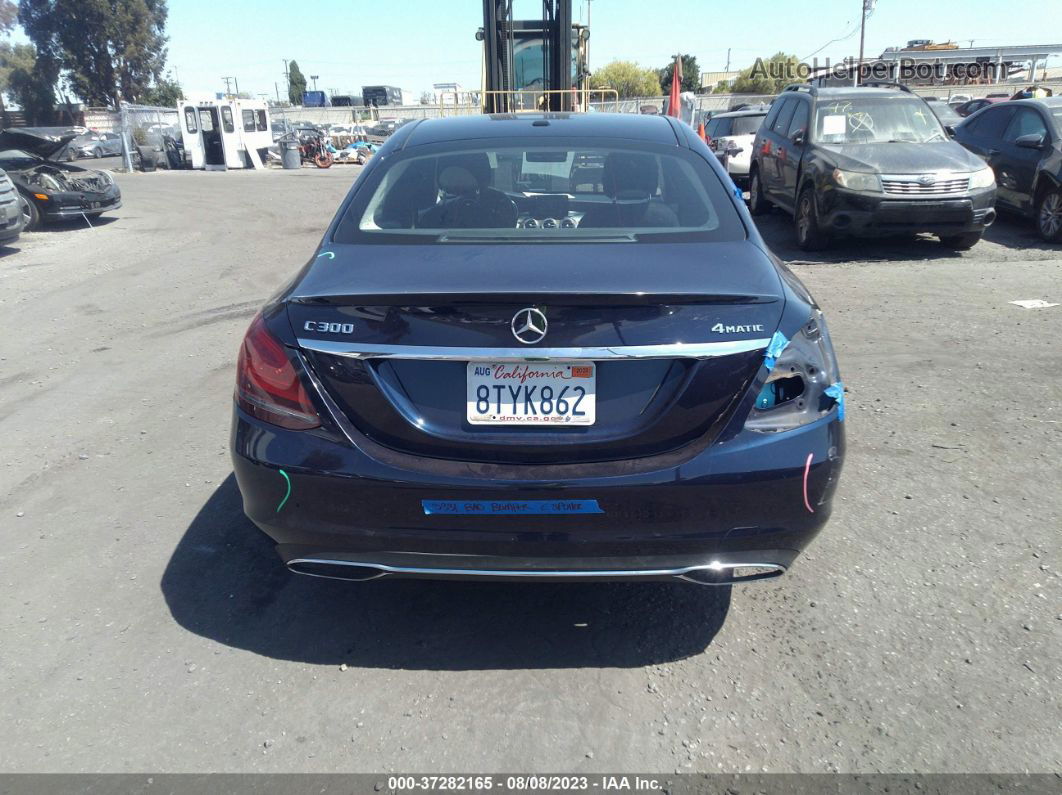 2019 Mercedes-benz C-class C 300 Blue vin: 55SWF8EB9KU286452