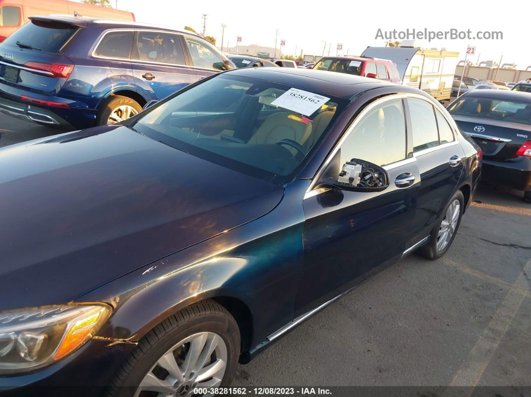 2019 Mercedes-benz C 300 4matic Dark Blue vin: 55SWF8EB9KU286452