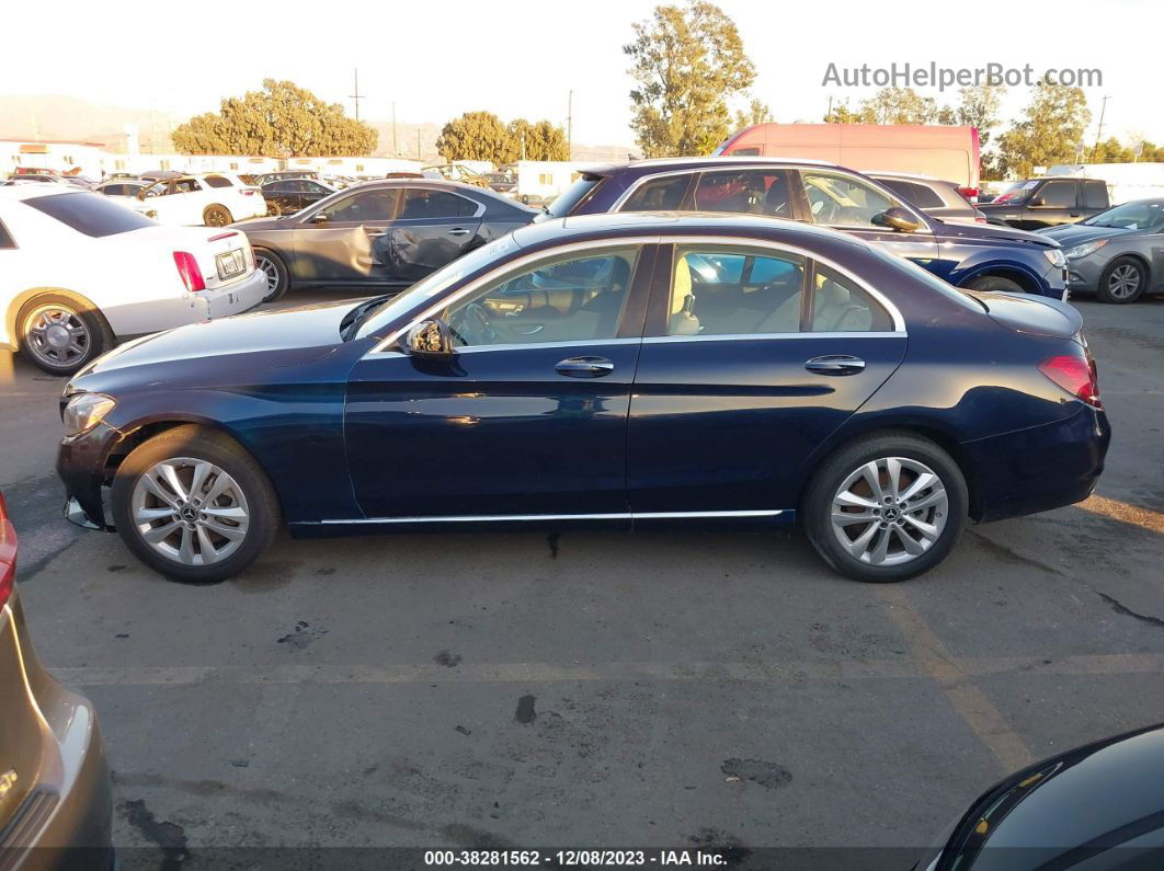 2019 Mercedes-benz C 300 4matic Dark Blue vin: 55SWF8EB9KU286452