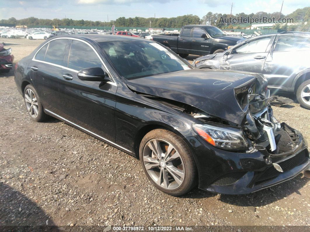 2019 Mercedes-benz C 300 4matic Black vin: 55SWF8EB9KU290663