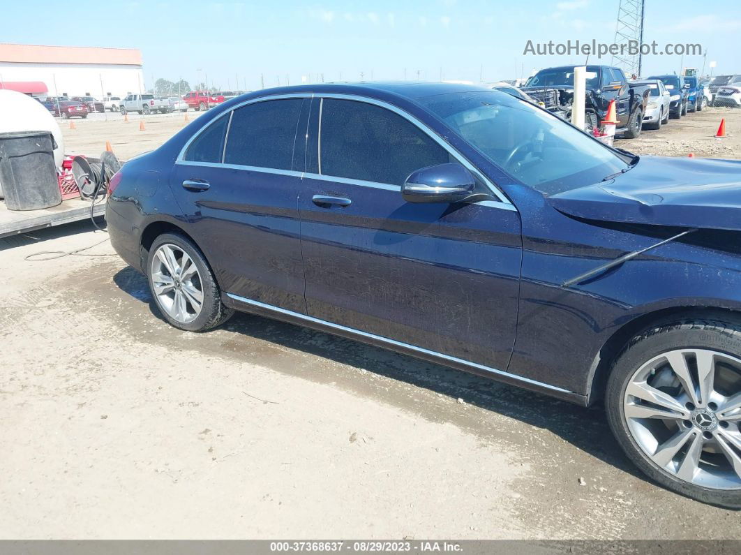 2019 Mercedes-benz C-class C 300 Синий vin: 55SWF8EB9KU301287