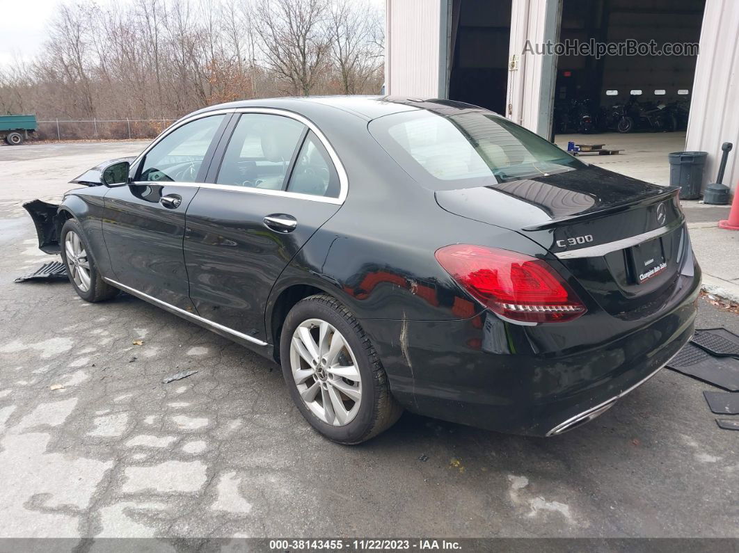 2019 Mercedes-benz C 300 4matic Black vin: 55SWF8EB9KU310197