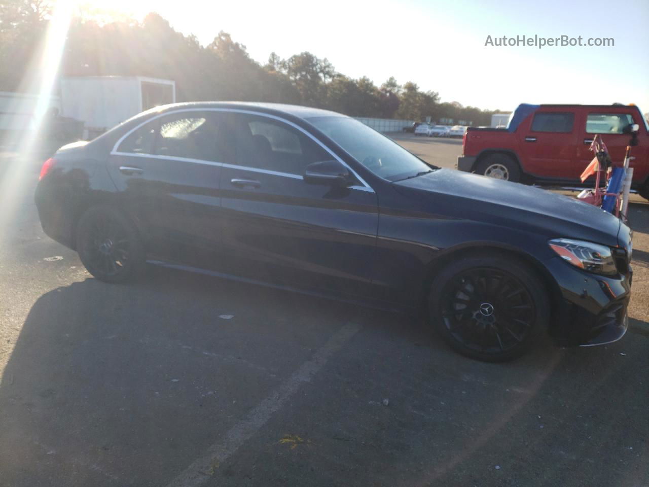 2019 Mercedes-benz C 300 4matic Blue vin: 55SWF8EB9KU311804