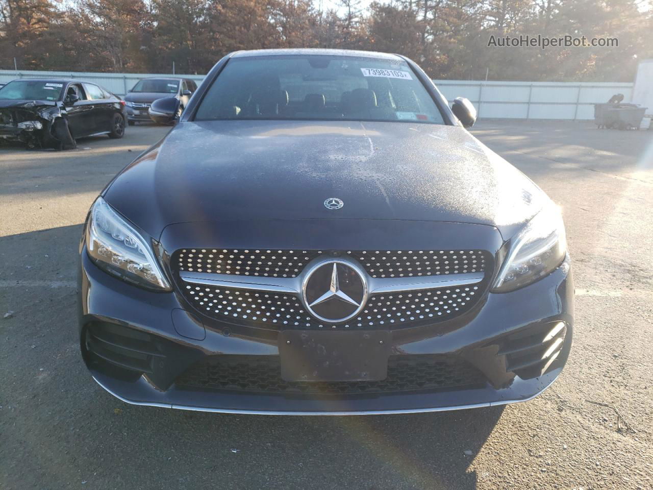 2019 Mercedes-benz C 300 4matic Blue vin: 55SWF8EB9KU311804