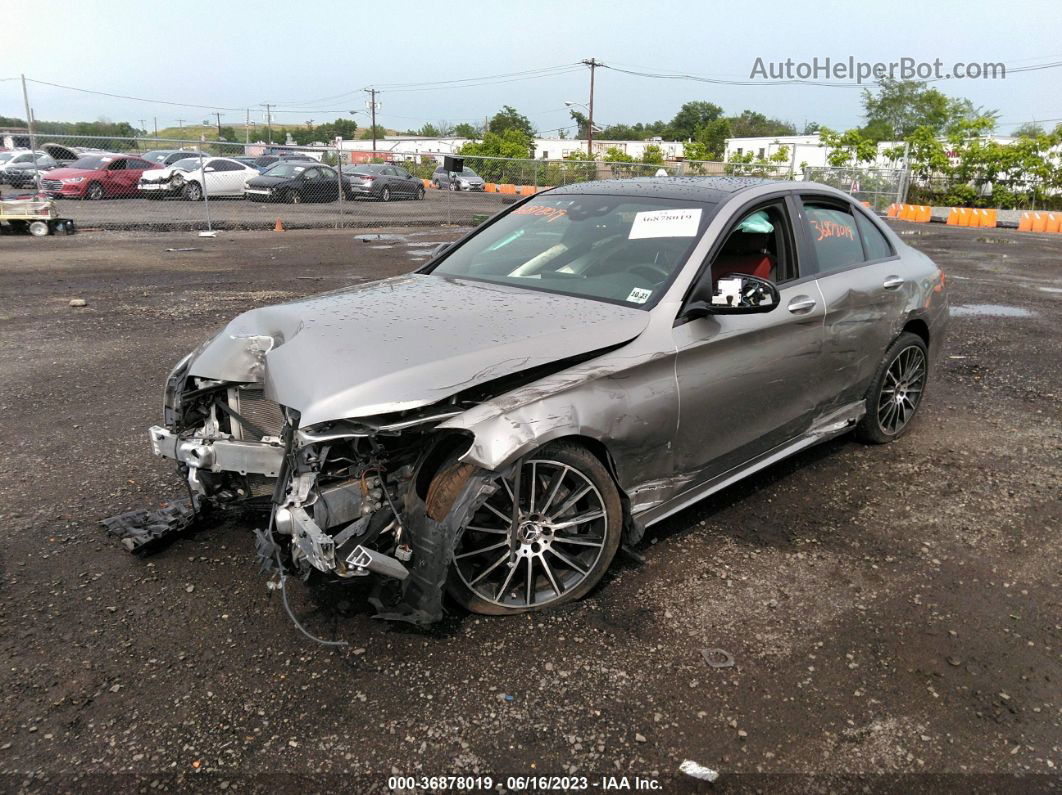 2019 Mercedes-benz C-class C 300 Gray vin: 55SWF8EBXKU283821