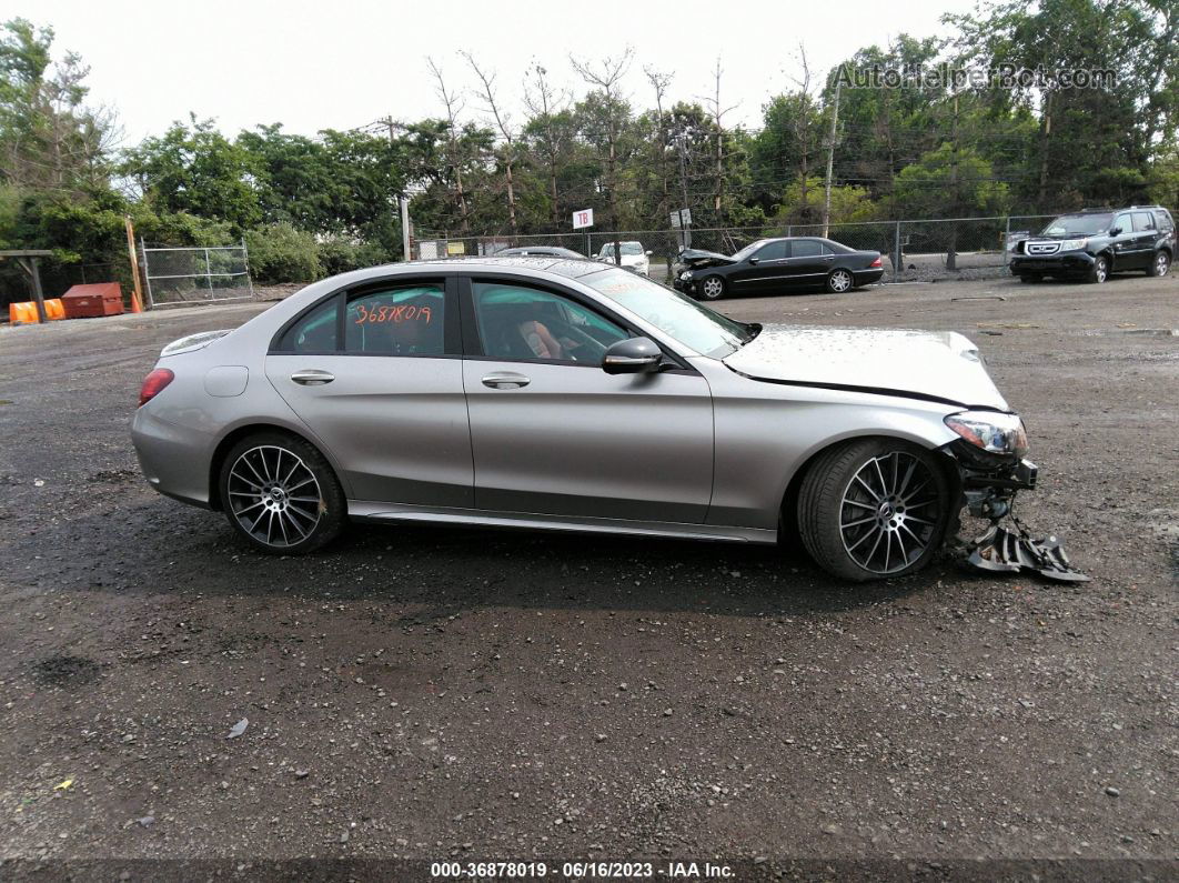 2019 Mercedes-benz C-class C 300 Gray vin: 55SWF8EBXKU283821