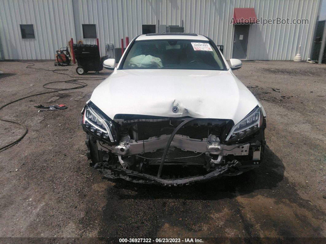 2019 Mercedes-benz C-class C 300 White vin: 55SWF8EBXKU286766