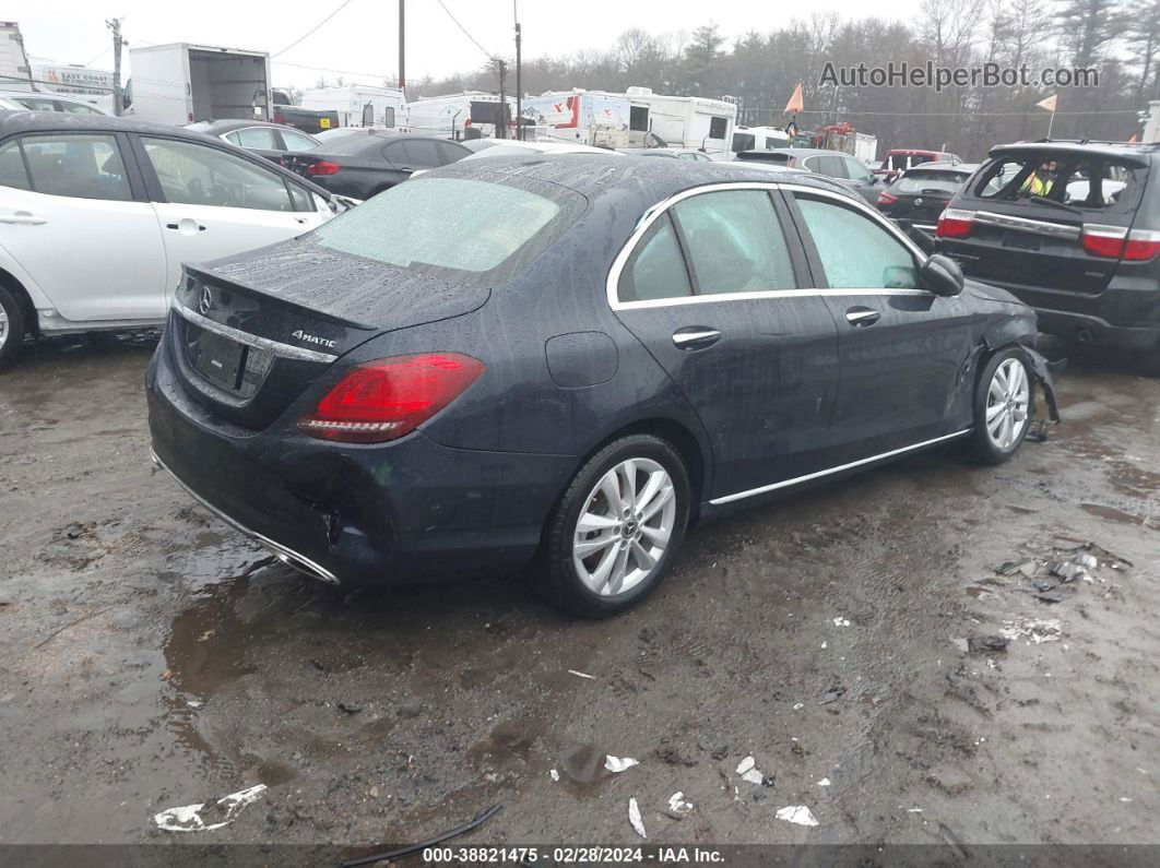 2019 Mercedes-benz C 300 4matic Black vin: 55SWF8EBXKU293829