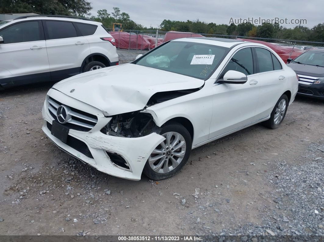 2019 Mercedes-benz C 300 4matic White vin: 55SWF8EBXKU301489