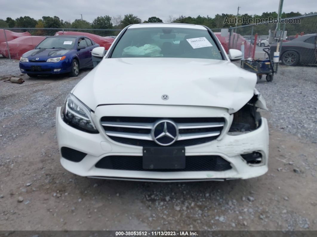 2019 Mercedes-benz C 300 4matic White vin: 55SWF8EBXKU301489