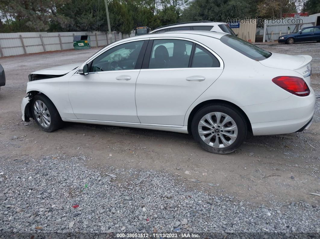 2019 Mercedes-benz C 300 4matic White vin: 55SWF8EBXKU301489