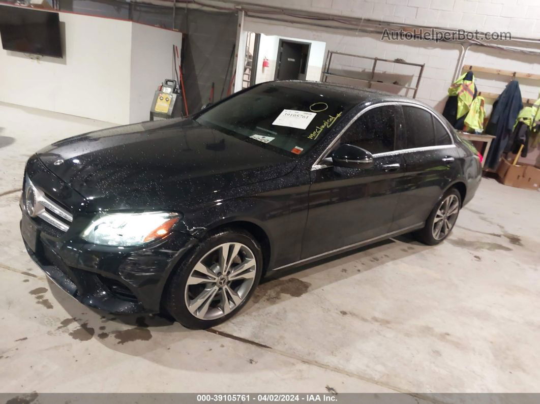 2019 Mercedes-benz C 300 4matic Black vin: 55SWF8EBXKU319278