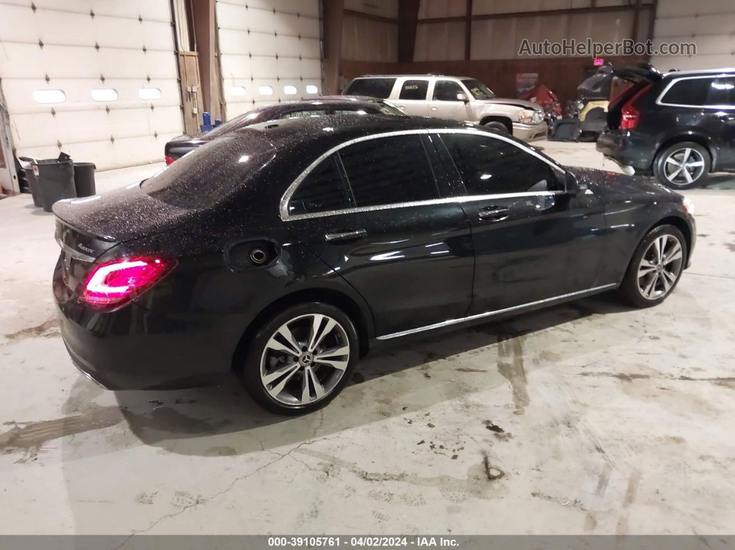 2019 Mercedes-benz C 300 4matic Black vin: 55SWF8EBXKU319278