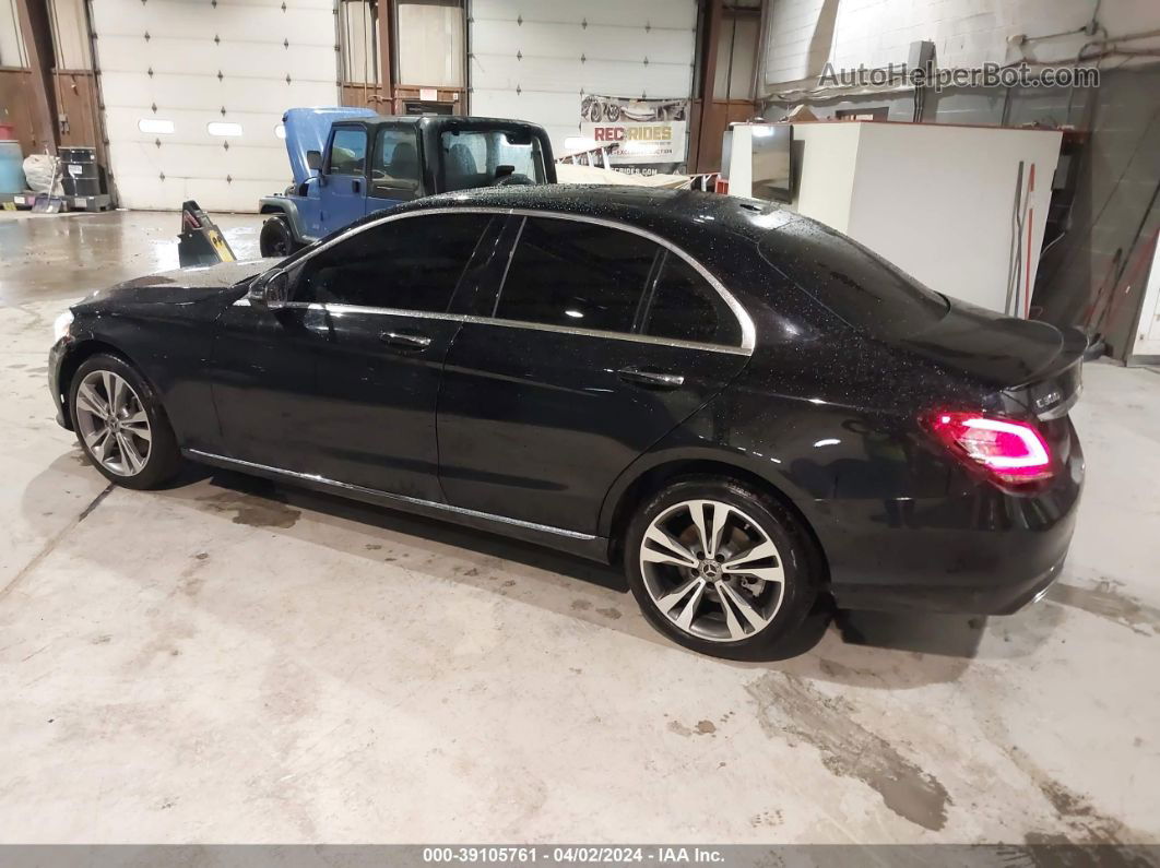 2019 Mercedes-benz C 300 4matic Black vin: 55SWF8EBXKU319278