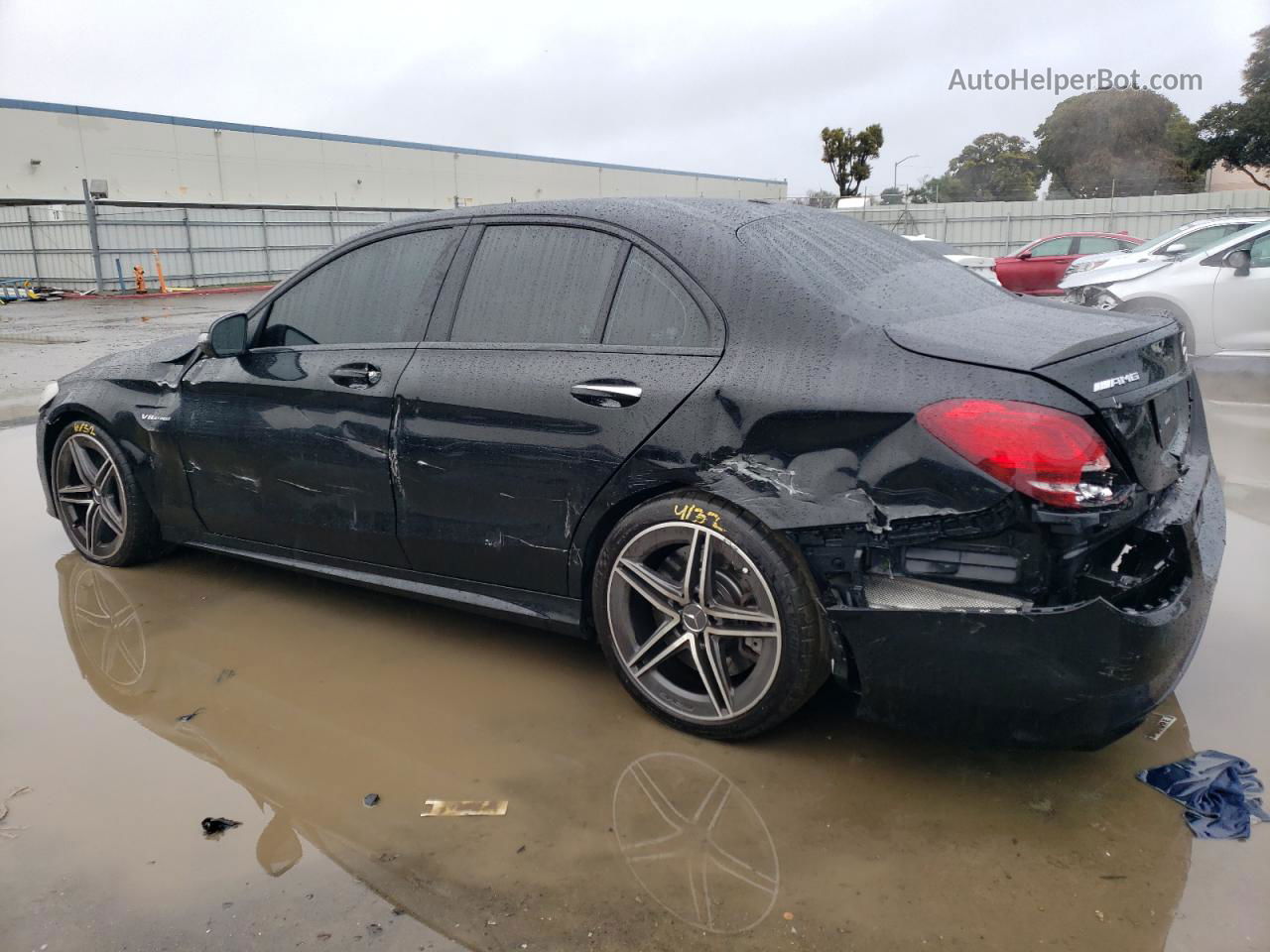 2019 Mercedes-benz C 63 Amg Black vin: 55SWF8GB8KU313976