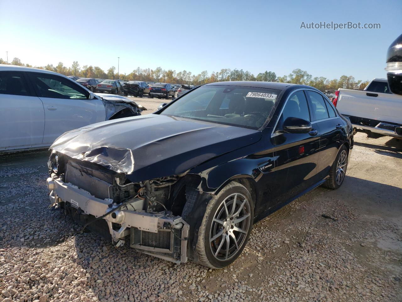 2019 Mercedes-benz C 63 Amg Черный vin: 55SWF8GBXKU316121