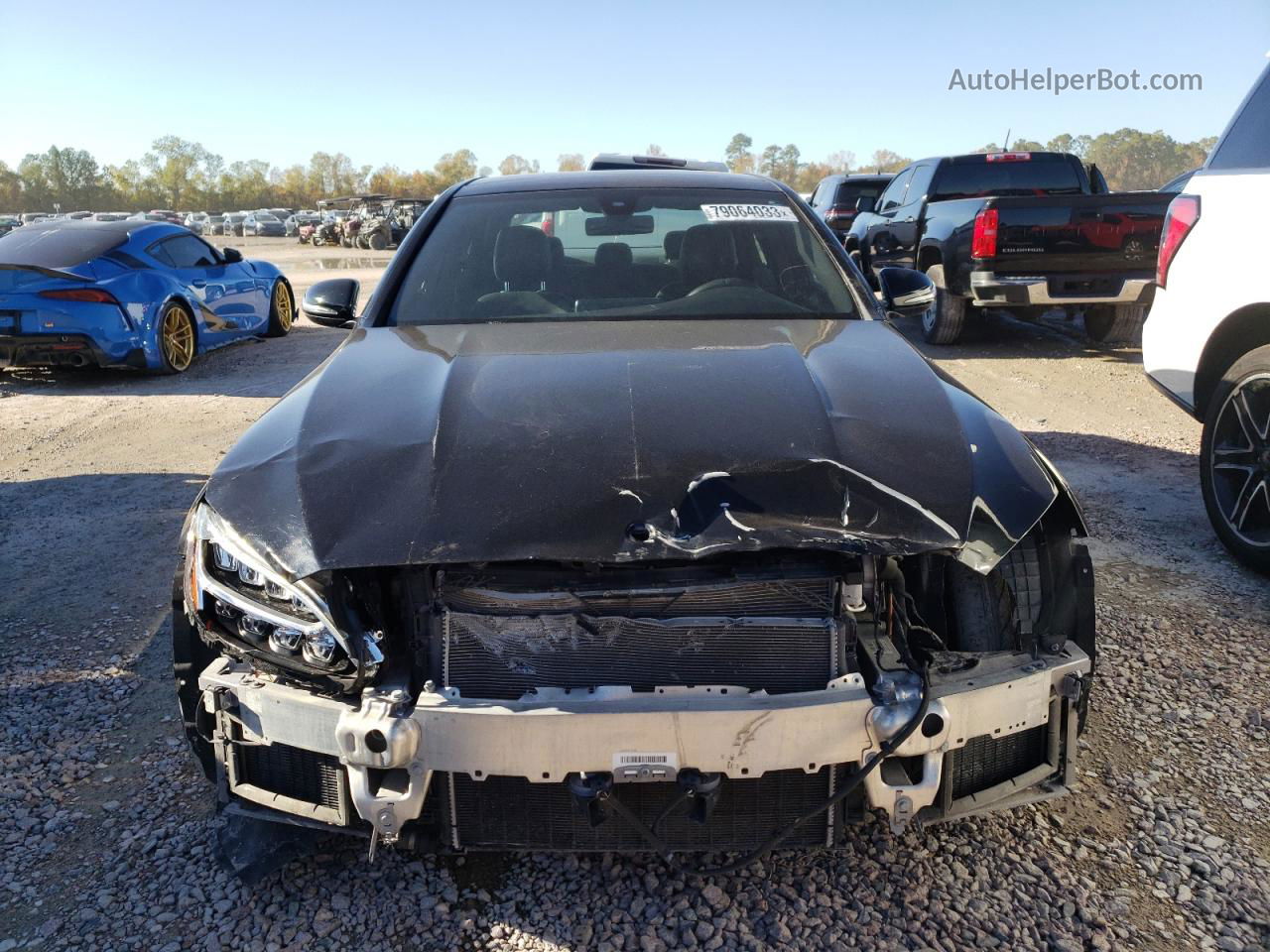 2019 Mercedes-benz C 63 Amg Black vin: 55SWF8GBXKU316121