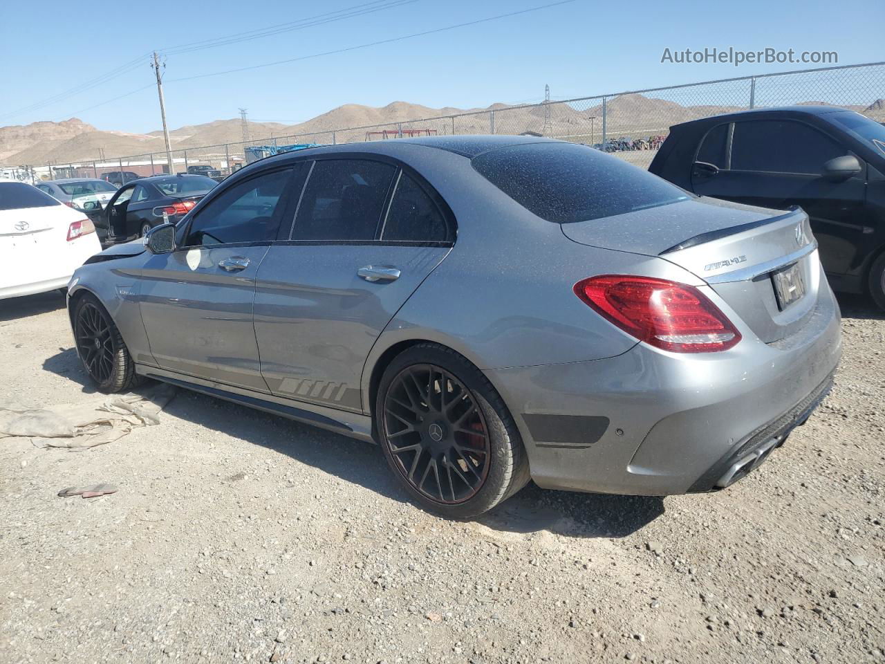 2015 Mercedes-benz C 63 Amg-s Серый vin: 55SWF8HB5FU080031