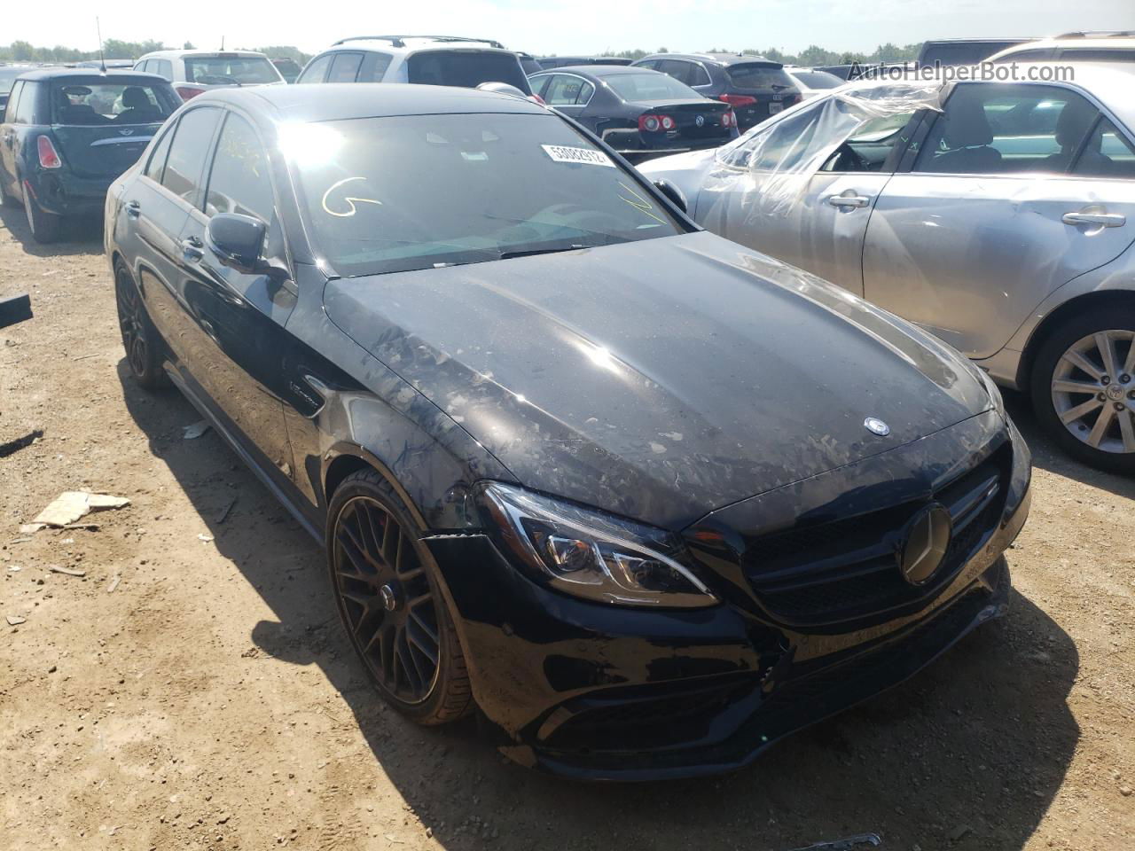 2017 Mercedes-benz C 63 Amg-s Black vin: 55SWF8HB5HU201868