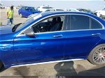 2019 Mercedes-benz C-class Amg C 63 S Blue vin: 55SWF8HB6KU304188