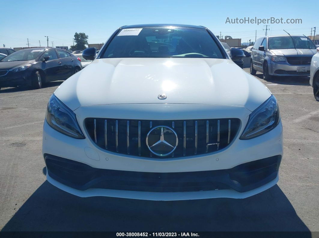 2019 Mercedes-benz Amg C 63 S White vin: 55SWF8HB6KU305437