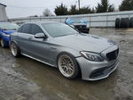 2015 Mercedes-benz C 63 Amg-s Silver vin: 55SWF8HB7FU078328