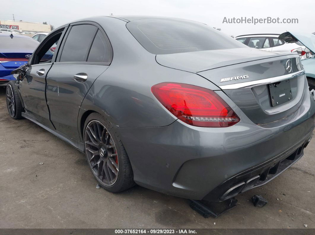 2019 Mercedes-benz C-class Amg C 63 S White vin: 55SWF8HB9KU308607