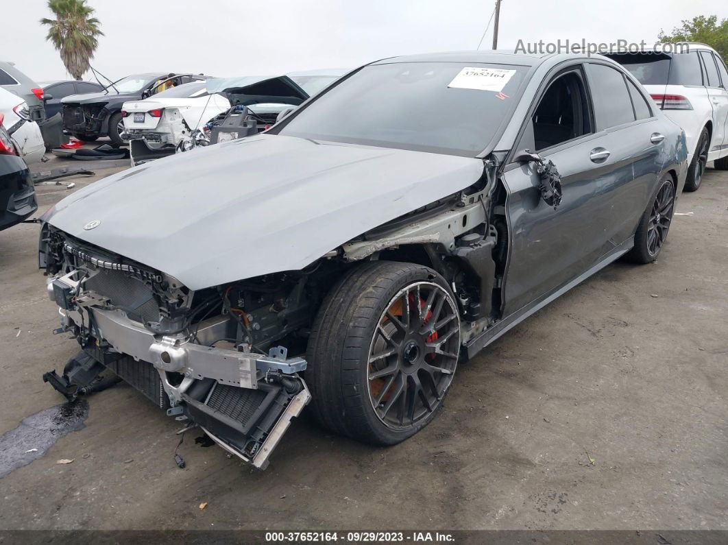 2019 Mercedes-benz C-class Amg C 63 S White vin: 55SWF8HB9KU308607