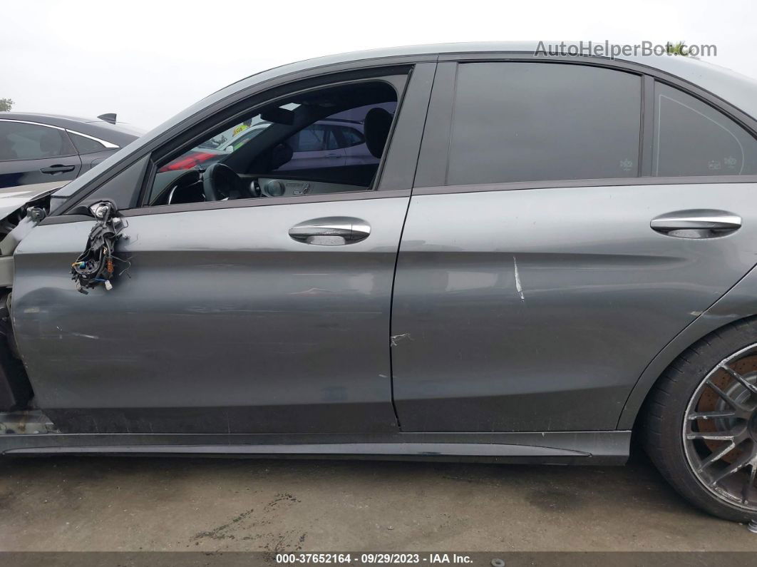 2019 Mercedes-benz C-class Amg C 63 S White vin: 55SWF8HB9KU308607