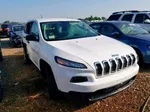 2016 Jeep Cherokee Sport Белый vin: 1C4PJLAS2GW208210