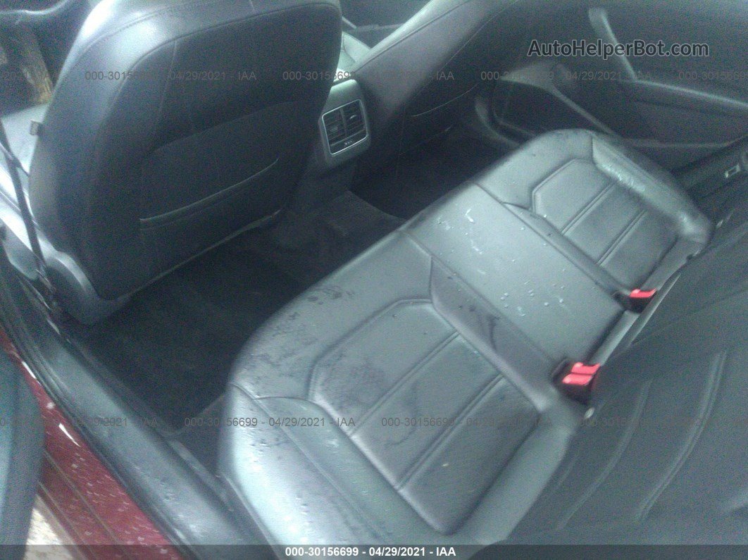 2014 Volkswagen Passat Tdi Se W/sunroof & Nav Maroon vin: 1VWBN7A36EC093752