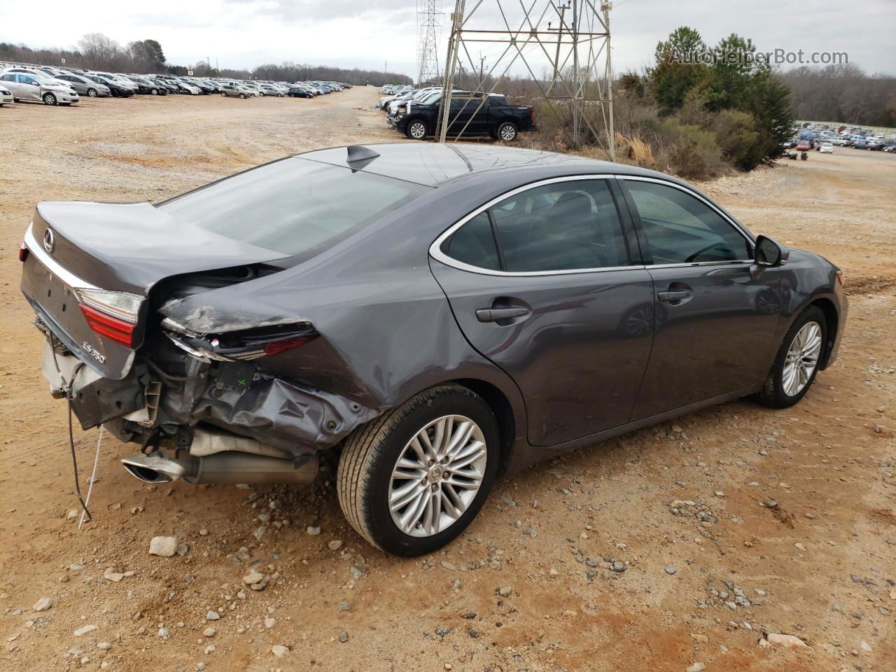 2016 Lexus Es 350 Gray vin: 58ABK1GG0GU005556