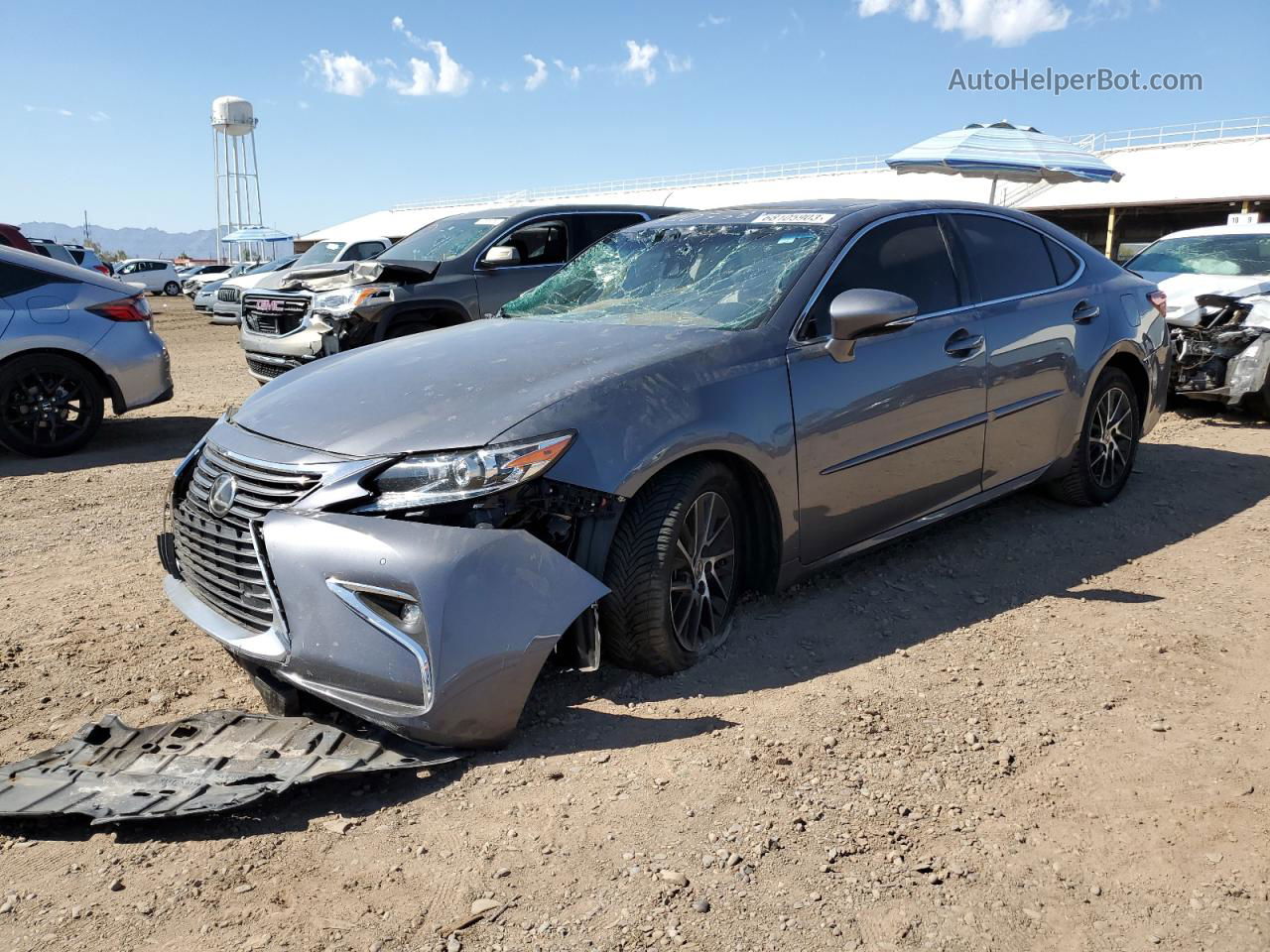 2016 Lexus Es 350 Charcoal vin: 58ABK1GG0GU010689