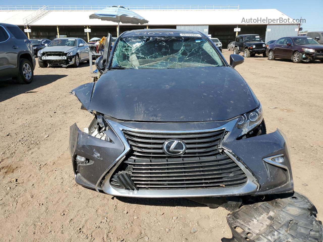 2016 Lexus Es 350 Charcoal vin: 58ABK1GG0GU010689